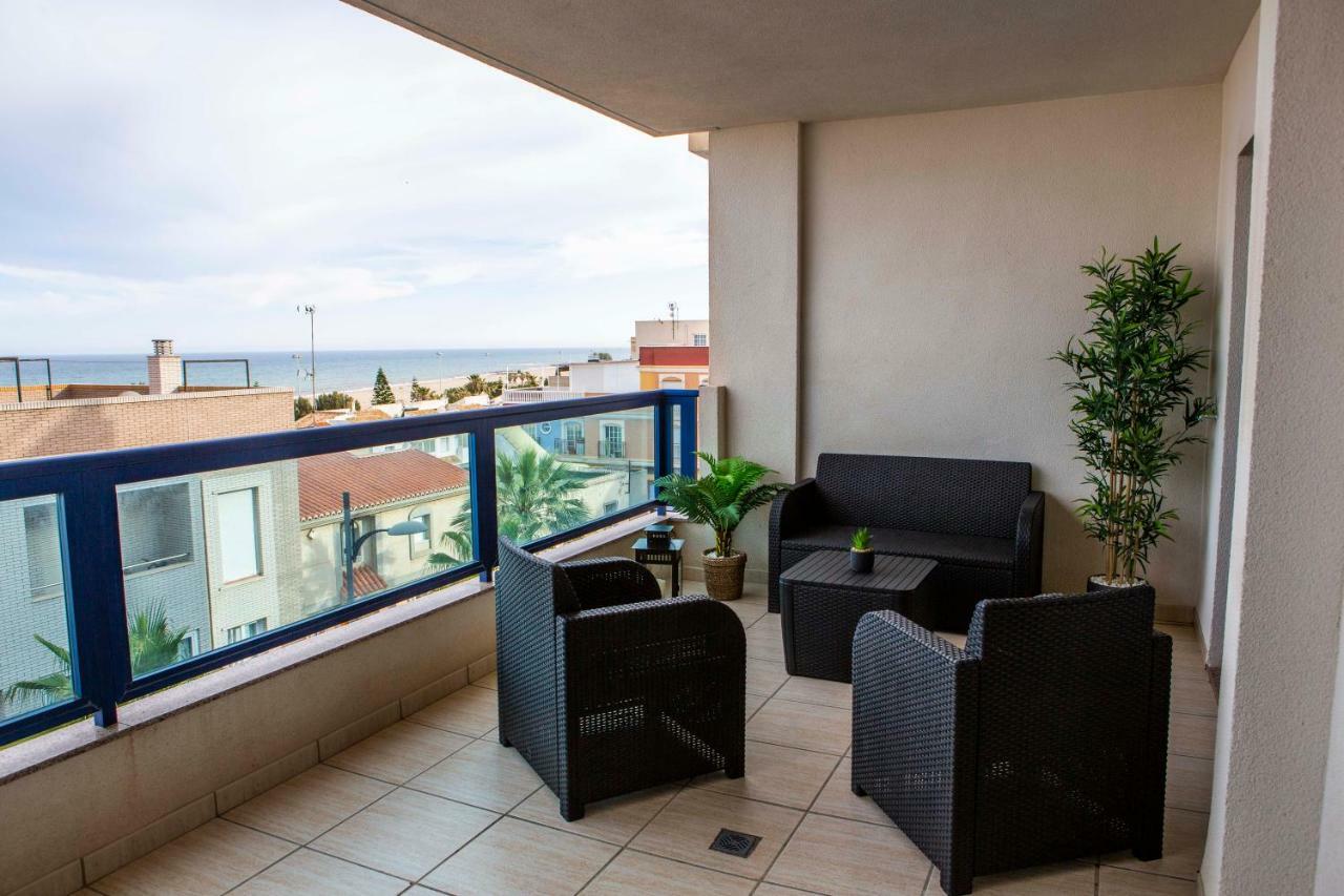 Apartment Las Sirenas, Wifi 100 Mb, Sea View Roquetas de Mar Extérieur photo